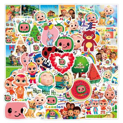 China Wholesale High Quality Waterproof+Eco-friendly PVC Vinyl Sticker Die Cut Self Adhesive Waterproof Stickers For Kids,Bottle,Laptop,Luggage for sale