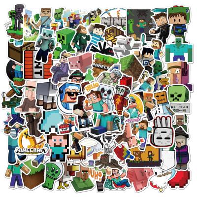 China Waterproof+Eco-friendly 100Pcs Funny Adventure Game Decor Sticker Label For Notebook Phone Skateboard Luggage Laptop Printing PVC Stickers Custom for sale