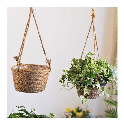 China Eco-Friendly Sustainable Sustainable Garden Decoration Low Price Hanging Storage Planter Basket for sale