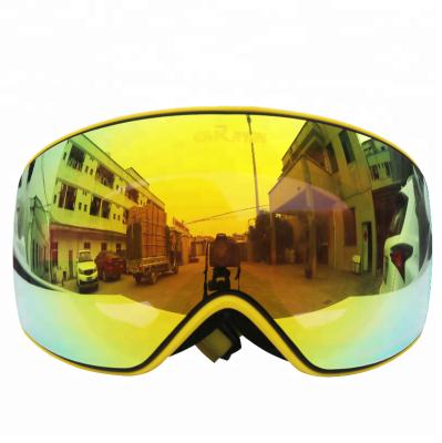 China Surpass Sports Color Lenses Double Photochromic Lens VLT Change Anti Fog UV Protection Adult Snow Goggles Ski Goggles for sale