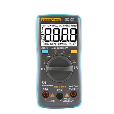 China New Professional Digital LCD Voltmeter Ammeter Ohm Tester Multimeter Buzzer AC DC Ohmmeter Volt Meter Tester en venta