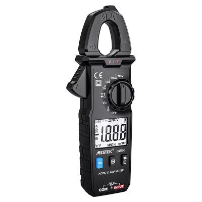 China Mini Size Portable Digital Clamp Meter Temperature Data Hold Open Jaw 100 A 600 V Auto Range Resistance Clamp Meter à venda