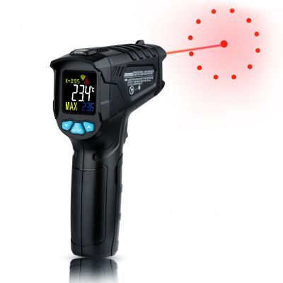 China Quick Response Industrial Thermometer Gun With 12 Points Temperature Test Area Indicate for sale