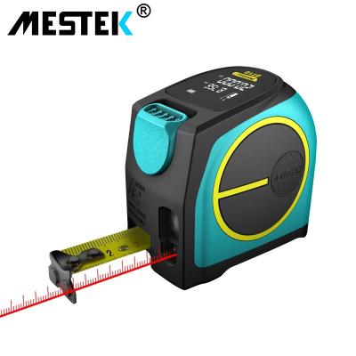 China Mestek  Newest Digital Good Quality Customized Tape Measure High Accuracy Laser Tape Measure Shock-proof  Laser Measuring Tape à venda