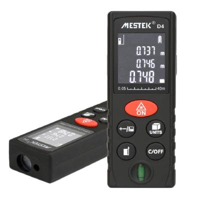 China Mestek Smart Laser Distance Meters High Quality D4-100M Rangefinder Volume Measurement for sale