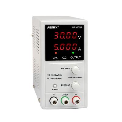 Chine 2020 Practical Tool Regulated DC Power Supply with High Precision and High Stability Output 30V 5A Coding Switch Mestek DP3005B à vendre