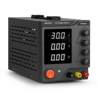 China Laboratory Mestek DP605A 3-Digit Bench Source Power  AC DC Voltage High Quality Perfessional Power Supply Switching Power Supply en venta