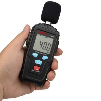 China MESTEK SL620 Digital Noise Level Meter Of 35-130 DB Measuring Level Range 0-60 Degree Temperature Test Range zu verkaufen