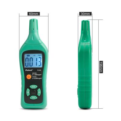 China Indoor PM2.5 Formaldehyde Gas Detector 10~75%RH Working Humidity TVOC Air Quality Pollution Monitor for sale