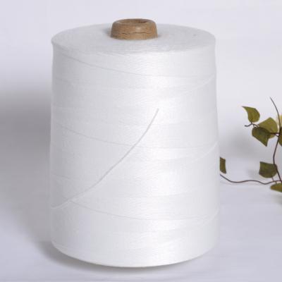 China High Tenacity 30S White Paper Cone Dye Tube Ring Spun Quality 100% Raw Spun Polyester Yarn For Sewing Thread for sale