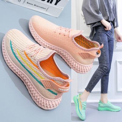 China YATAI spring and summer women's mesh platform breathable non-slip fashionable sports anti-slippery yeezy running shoes for sale