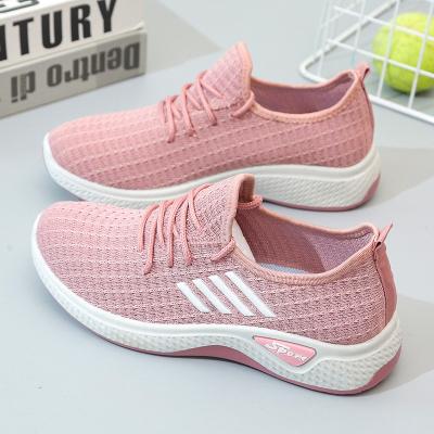 China YATAI Anti-slippery Women's Fashion Fly Knit Breathable Sneakers Girls' Shoes Are Cheap for sale