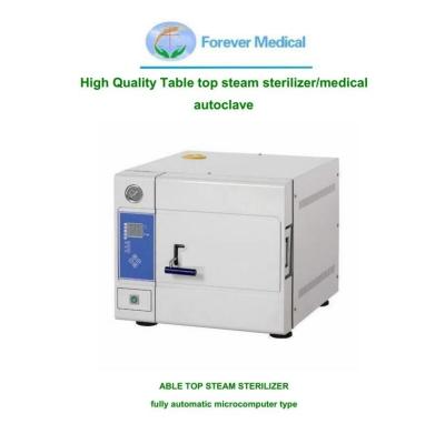 China High Quality Table Top Steam Sterilizer/Medical Autoclave for sale