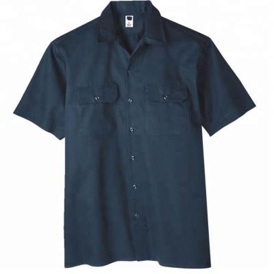 China Custom Anti-pilling Mens Shirt For Mens Shirt Short Sleeve Work Shirts for sale