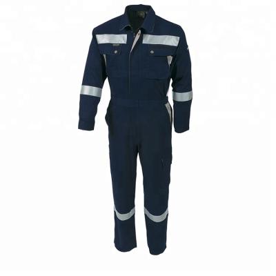 China Wholesale Breathable Safety Uniform For Workers Black Flame Retardant Coveralls for sale