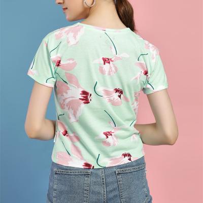 China High Quality Women Low Moq Print Street Breathable Custom T-shirt Wear All Over Print Custom T-shirt Manufacturer for sale