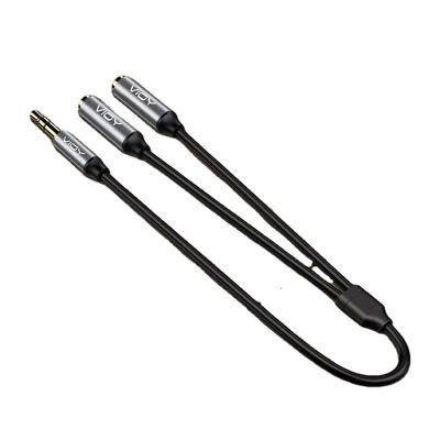 China COMPUTER 3.5mm 3.5mm 2 Female Into 1Stereo Y Splitter Cable Audio Male To Dual Female Earphone Jack Extender, for sale