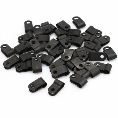 China 100PICTURE/BAG Bundled Nylon Cables Screw Wire Clips Clip Clamp Fasteners Tubing Clips r type for sale