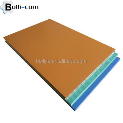 China Outdoor 25mm 10mm Insulated Aluminum Honeycomb Core Laminated Sandwich Panel for sale