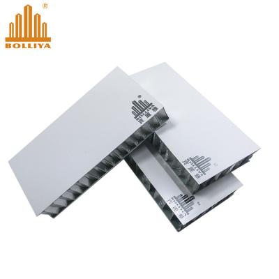 China 4x8' modern aluminum honeycomb core curtain wall sandwich panel for cleanroom partition for sale