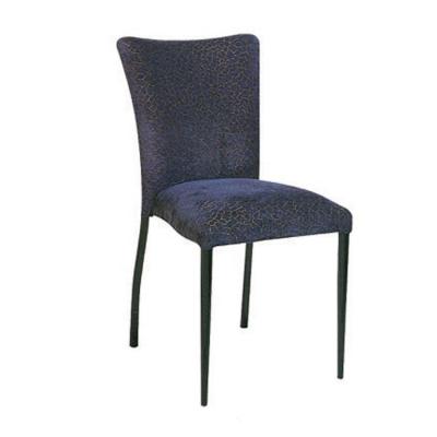 China Dining Chair Durable 5 Star Commercial Hotel Dark Blue Fabric Aluminum Stacking Banquet Restaurant Chair Dining for sale