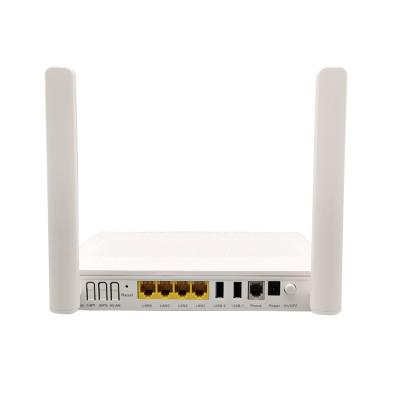 China HK668 AC WiFi Gpon Ont Xpon ONU 2.4G 5g 4ge 1pots FTTH Modem Compatible with Huawei Zte Fiberhome Olt for sale