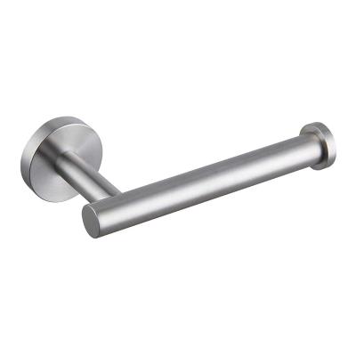 China SUS 304 Stainless Steel Toilet Paper Holder Modern Wall Mounted Brushed Toilet Paper Roll Holder For Bathroom for sale