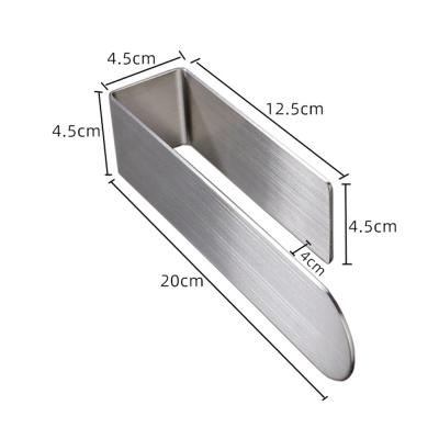 China Modern High Quality Modern Stainless Steel Towel Rod Self Adhesive Towel Bathroom Wall Mounted Bar for sale