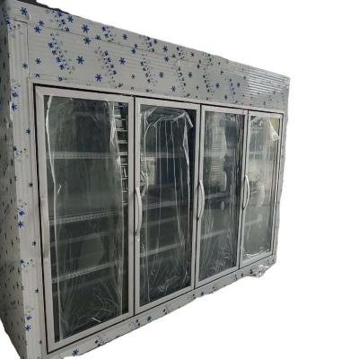 China Hotels Walk In Cold Room Glass Storage Freezer Cold Room Manufacturer Door Cold Room With Glass Door Display for sale