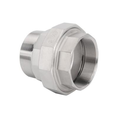 China Hydraulic Water Parts Pipe Fittings Stainless Steel Male Female Union for sale