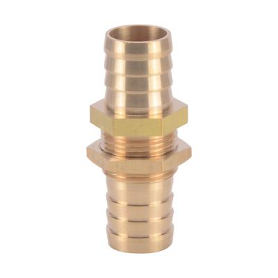 China Water Pipe Fittings 6mm Brass Nipple Contacter Pipe Nipple Brass Nipple for sale