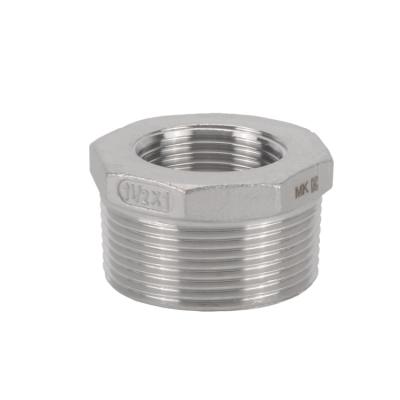 China Water Plumbing SS BSPT NPT Male Thread Bushing for sale