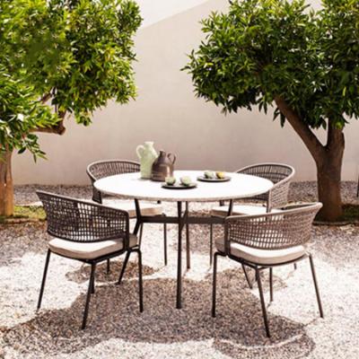 China Factory supply modern luxury round dining room table set furniture umpire chairs furniture modern for sale