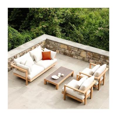 China Modern Weather Outdoor Furniture Wicker Sets Outdoor Table Patio Sofa Rattan Set Garden Furniture for sale