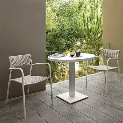 China Modern Design Environment Friendly Rectangle Marble Top Dining Table And Chairs For Home for sale