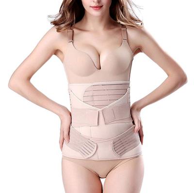 China Breathable Newcomer 2021 Best Seller On Amazon 3 In 1 Postpartum Support - Recovery Belly Wrap Belt Support Band Belt Body Shaper for sale