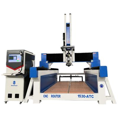 China Building Material Shops UnionTech 1325 Large Size Workboard Model ATC 1530 2030 CNC Router With Italy ATC Router for sale