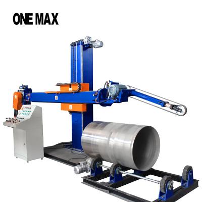 China Building Material Shop ONE MAX Full-Automatic Stainless Steel Polishing Machine Tank Vessel Shell Plate Head End Grinding Machine KJ0054 for sale