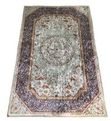 China Stain resistant printing padding muslim prayer rug with prayer beads for eid murack festival for sale