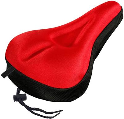 China Waterproof 3D Compression Press Gel Gel Extra Soft Bicycle Seat and Bike Saddle Cushion with Water&Dust Resistant Cover for sale