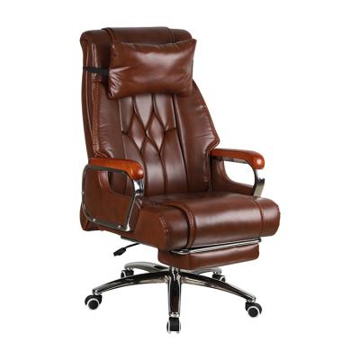 China (Size) Good Manufacturer Sale Executive Ergonomic Adjustable Leather Office Chairs for sale