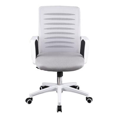 China 2022 New Design Ergonomic Comfortable Soft White Multi Purpose Mesh Office Chair (Height) Adjustable for sale