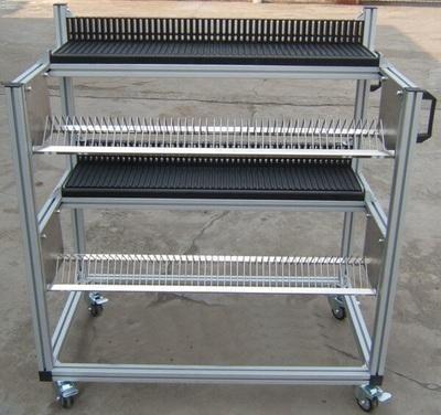 China Metal Smt Machine Parts Fuji NXT Feeder Storage Cart Aluminum Alloy / Stainless Steel for sale