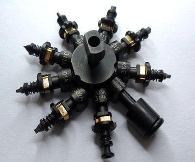 China 0201 01005 03015 Nozzle Yamaha Spare Parts Black Color 100% Tested Lightweight for sale