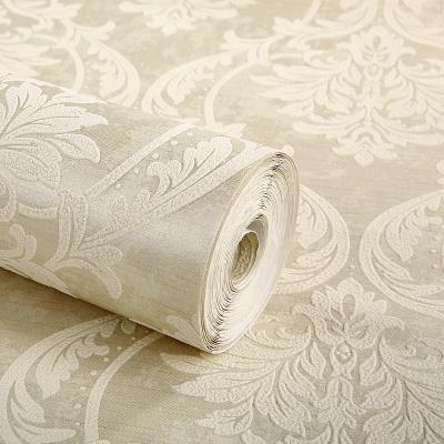 China Contemporary Luxury 3d Embossed Nonwoven Fabric Wallpaper for sale