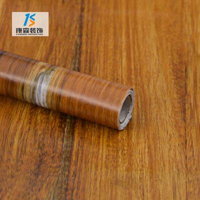 China Traditional hot selling almirah wood design cork veneer pvc 3d wallpaper natural self adhesive wood for sale