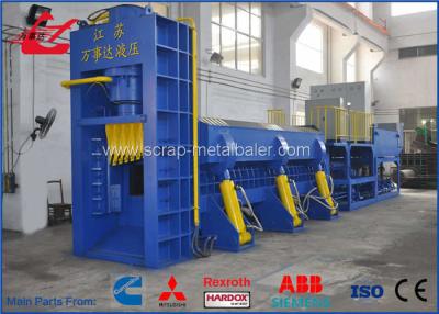 China Customized 74kw Scrap Shearing Machine For Scrap Pipes , Vehicles Metal Baling Shear for sale