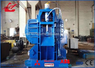 China High Capacity Stationary Light Metal Mobile Baler Car Chasis Baling Press Logger for sale