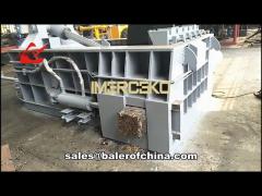 Automatic Push out Hydraulic Aluminum Steel Scrap Metal Baler Baling Press Machine