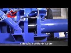 Hydraulic Aluminum Bailer / Scrap Metal Baler Max. 3mm Thickness 1000-1200KG/h